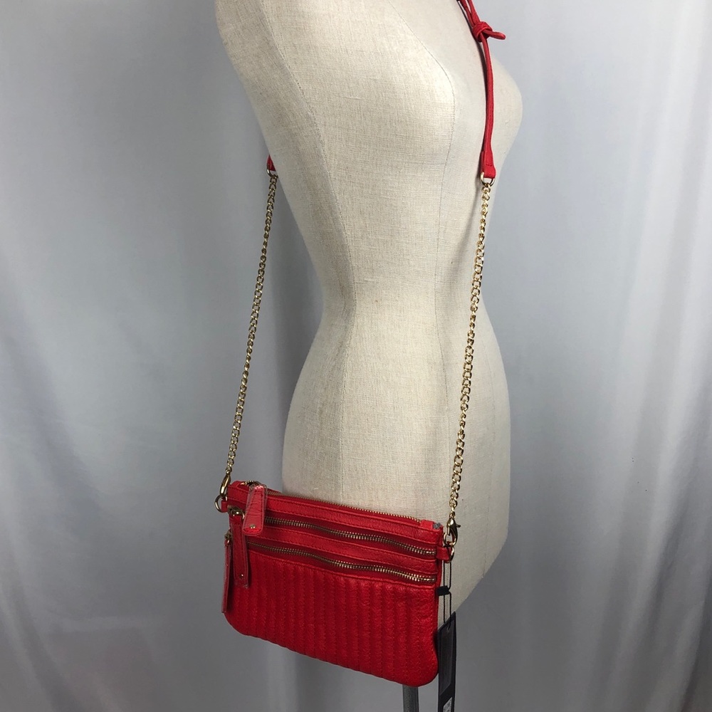 Street Level Red Crossbody Bag